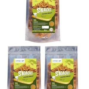 Millet Life Foxtail Millet Snacks 600g (3 * 200g) Tasty and Nutritious Chakli/Murukku